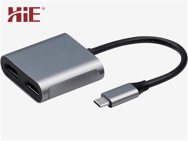 מתאם USB-C ל-Duo-HDMI